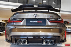 DarwinPRO 2021-UP BMW M3 G80 3 Series G20 M4 G82 4 Series G22 BKSSII Style Carbon Fiber Trunk Wing With Aluminum Slloy Wing Legs - image 10