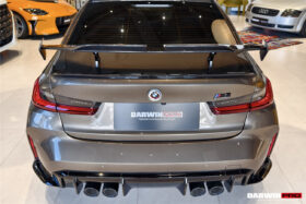 DarwinPRO 2021-UP BMW M3 G80 3 Series G20 M4 G82 4 Series G22 BKSSII Style Carbon Fiber Trunk Wing With Aluminum Slloy Wing Legs - image 3