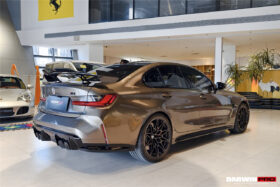 DarwinPRO 2021-UP BMW M3 G80 3 Series G20 M4 G82 4 Series G22 BKSSII Style Carbon Fiber Trunk Wing With Aluminum Slloy Wing Legs - image 4