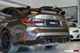 DarwinPRO 2021-UP BMW M3 G80 3 Series G20 M4 G82 4 Series G22 BKSSII Style Carbon Fiber Trunk Wing With Aluminum Slloy Wing Legs - image 6