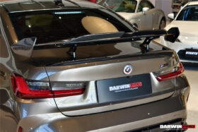 DarwinPRO 2021-UP BMW M3 G80 3 Series G20 M4 G82 4 Series G22 BKSSII Style Carbon Fiber Trunk Wing With Aluminum Slloy Wing Legs - image 7