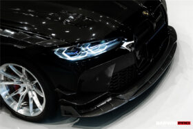 DarwinPRO 2021-UP BMW M3 G80 M4 G82 G83 BKSS Style Carbon Fiber Front Lip - image 5