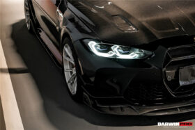 DarwinPRO 2021-UP BMW M3 G80 M4 G82 G83 BKSS Style Carbon Fiber Front Lip - image 4