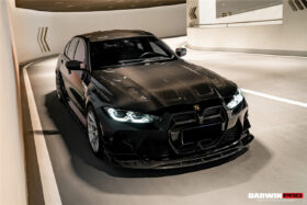 DarwinPRO 2021-UP BMW M3 G80 G81 M4 G82 G83 BKSSII Style Carbon Fiber Hood - image 2
