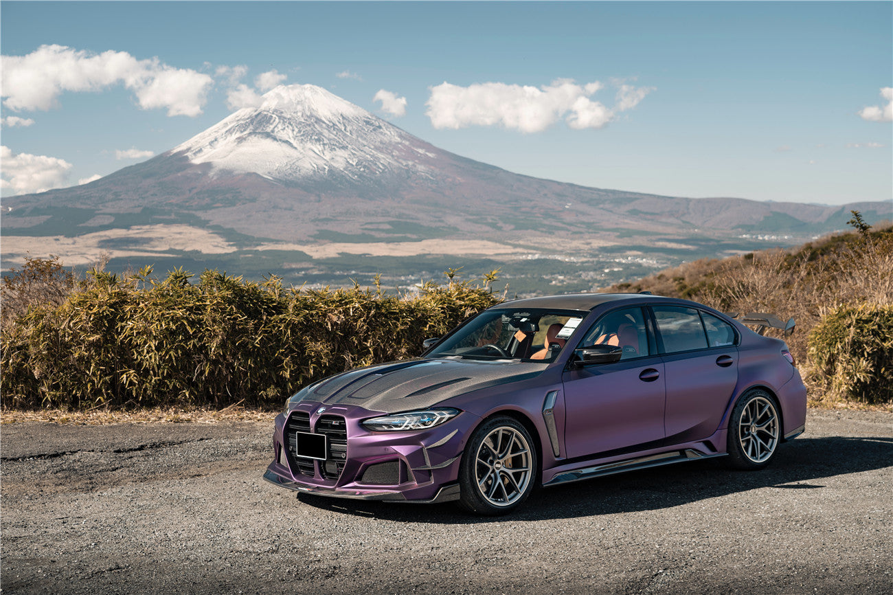 DarwinPRO 2021-UP BMW M3 G80 G81 BKSSII Style Front Bumper and Front Fender and Side Skirts