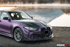 DarwinPRO 2021-UP BMW M3 G80 G81 BKSSII Style Front Bumper and Front Fender and Side Skirts - image 4