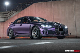 DarwinPRO 2021-UP BMW M3 G80 G81 BKSSII Style Front Bumper and Front Fender and Side Skirts - image 8