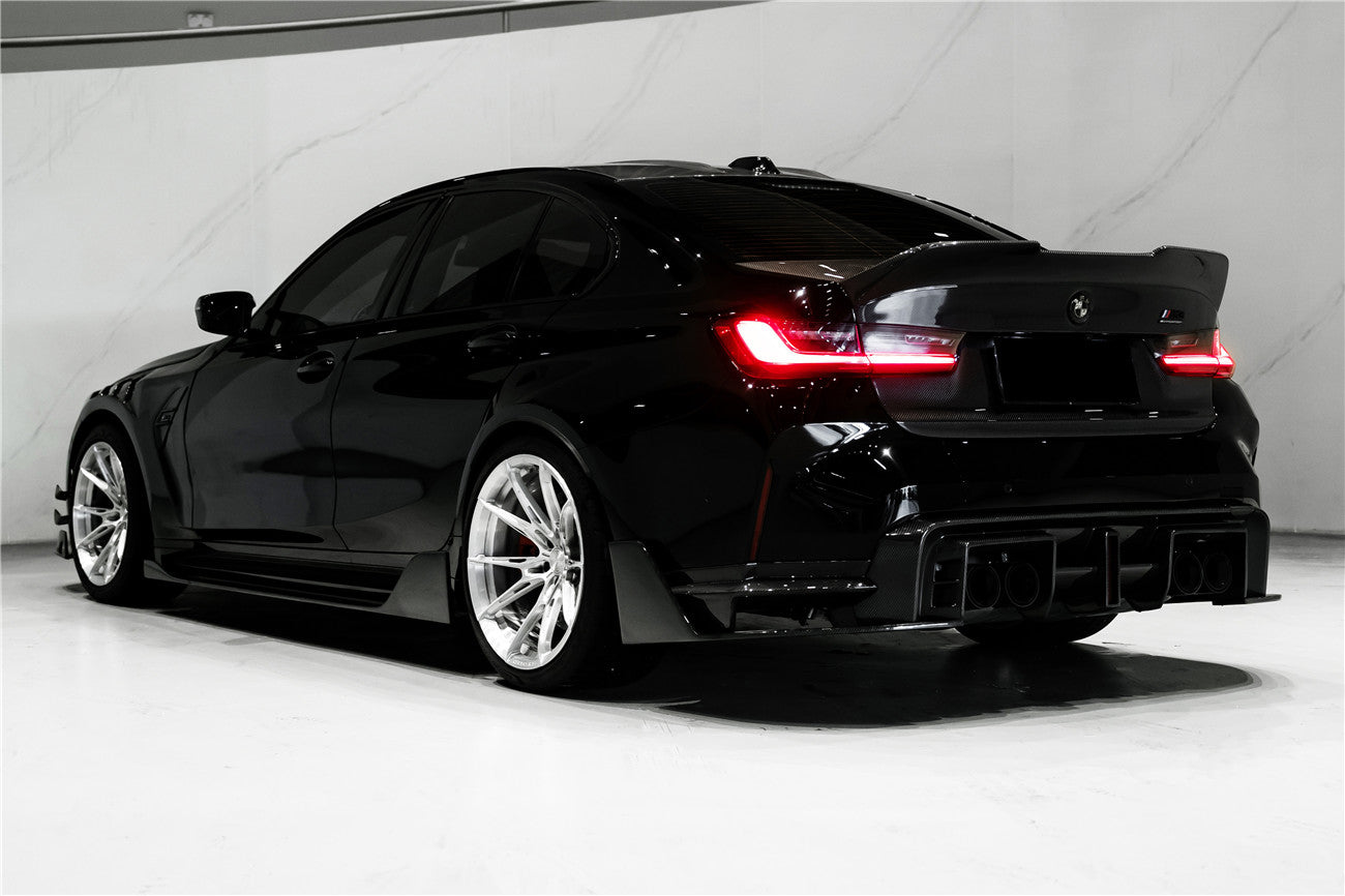 DarwinPRO 2021-UP BMW M3 G80 BKSS Style Carbon Fiber Rear Diffuser