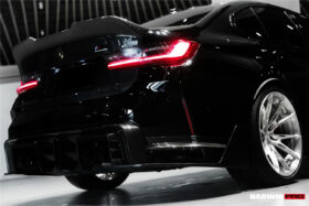 DarwinPRO 2021-UP BMW M3 G80 BKSS Style Carbon Fiber Rear Diffuser - image 4