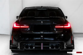 DarwinPRO 2021-UP BMW M3 G80 BKSS Style Carbon Fiber Rear Diffuser - image 2