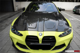 DarwinPRO 2021-UP BMW M3 G80 G81 M4 G82 G83 BKSSII Style Carbon Fiber Hood - image 9