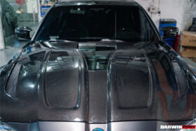 DarwinPRO 2021-UP BMW M3 M4 IMP Performance Carbon Fiber Hood DarwinPRO (iMP Design) Fits  G80, G81, G82, G83 - image 9