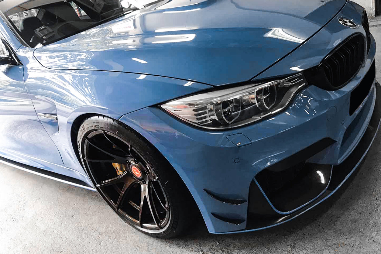 DarwinPRO 2014-2020 BMW M3 M4 BKSS Style Carbon Fiber Canards