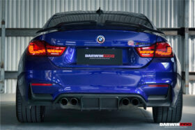 DarwinPRO 2014-2020 BMW M4 F82 Coupe BKSS Style Carbon Fiber Trunk Spoiler Wing - image 2
