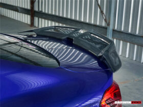 DarwinPRO 2014-2020 BMW M4 F82 Coupe BKSS Style Carbon Fiber Trunk Spoiler Wing - image 10