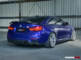 DarwinPRO 2014-2020 BMW M4 F82 Coupe BKSS Style Carbon Fiber Trunk Spoiler Wing - image 3