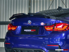DarwinPRO 2014-2020 BMW M4 F82 Coupe BKSS Style Carbon Fiber Trunk Spoiler Wing - image 4