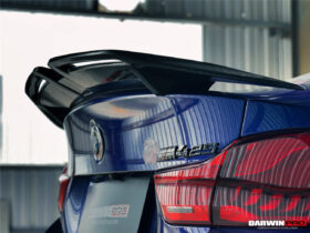 DarwinPRO 2014-2020 BMW M4 F82 Coupe BKSS Style Carbon Fiber Trunk Spoiler Wing - image 7