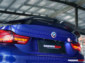 DarwinPRO 2014-2020 BMW M4 F82 Coupe BKSS Style Carbon Fiber Trunk Spoiler Wing - image 8
