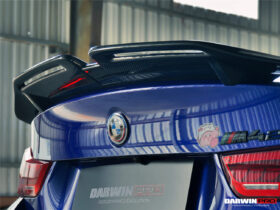 DarwinPRO 2014-2020 BMW M4 F82 Coupe BKSS Style Carbon Fiber Trunk Spoiler Wing - image 9
