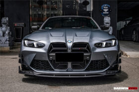 DarwinPRO 2021-UP BMW M3 G80 M4 G82 G83 BKSS Style Carbon Fiber Front Lip - image 10