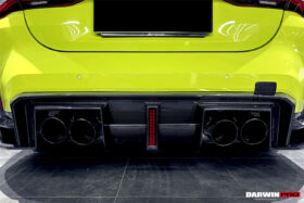 DarwinPRO 2021-UP BMW M4 G82 G83 BKSS Style Rear Diffuser - image 8