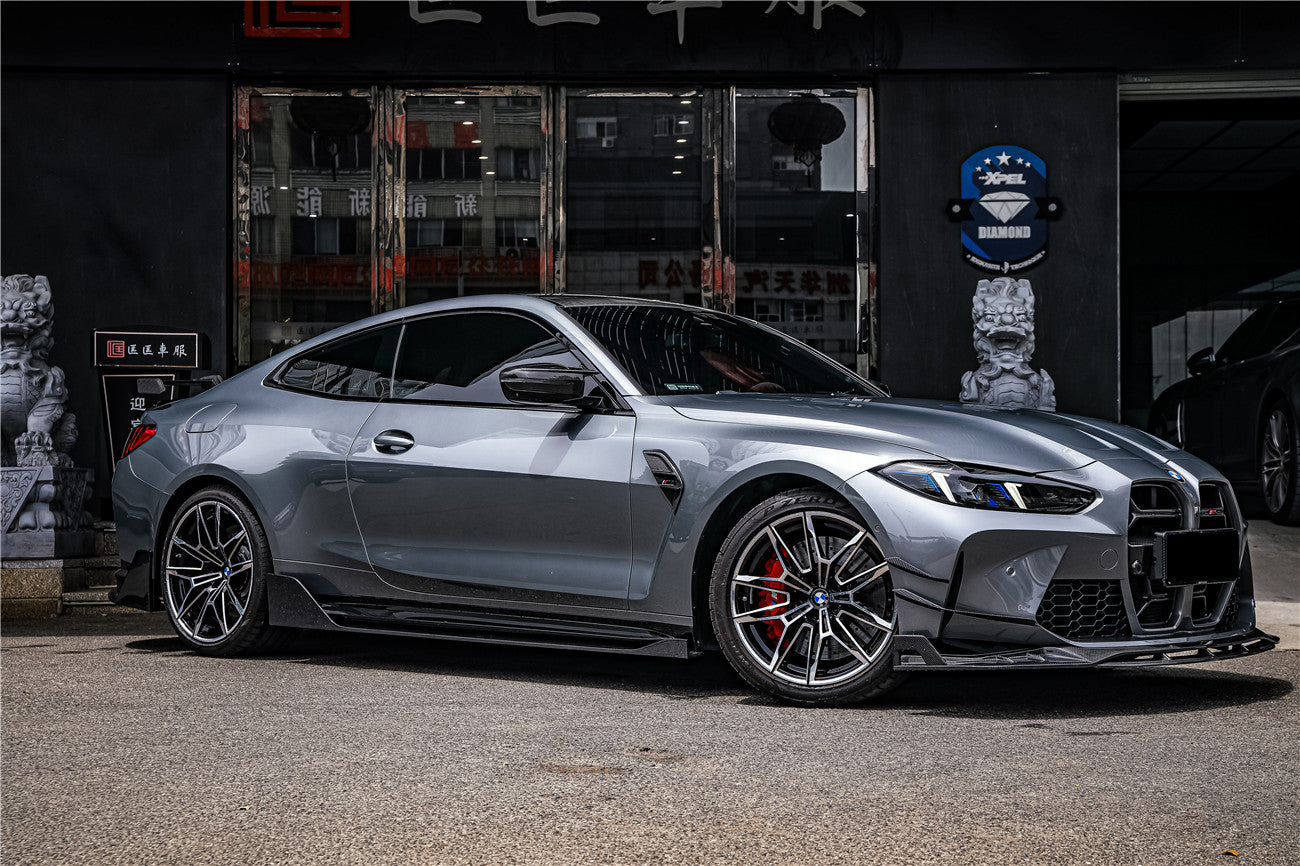 DarwinPRO 2021-UP BMW M4 G82 G83 BKSS Style Carbon Fiber Side Skirts