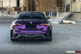 DarwinPRO 2021-UP BMW M4 G82 G83 BKSSII Style Rear Bumper with LED Light - image 9