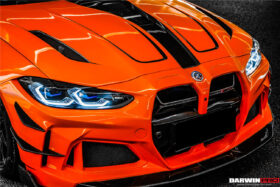 DarwinPRO 2021-UP BMW M3 M4 IMP Performance Carbon Fiber Hood DarwinPRO (iMP Design) Fits  G80, G81, G82, G83 - image 2
