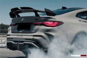 DarwinPRO 2021-UP BMW M4 G82 G83 BKSSII Style Rear Bumper with LED Light - image 3