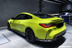 DarwinPRO 2021-UP BMW M3 G80 MP Style Carbon Fiber Quad Rear Lip with Winglets - image 6