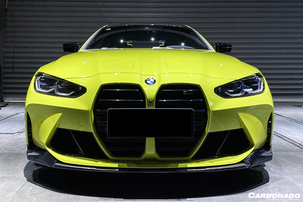 DarwinPRO 2021-UP BMW M3 G80 M4 G82 G83 MP Style Carbon Fiber Front Bumper Air Vents
