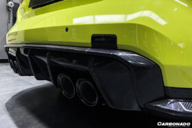 DarwinPRO 2021-UP BMW M3 G80 MP Style Carbon Fiber Quad Rear Lip with Winglets - image 2