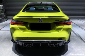 DarwinPRO 2021-UP BMW M3 G80 MP Style Carbon Fiber Quad Rear Lip with Winglets - image 4