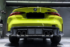 DarwinPRO 2021-UP BMW M3 G80 MP Style Carbon Fiber Quad Rear Lip with Winglets - image 5