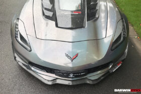 DarwinPRO 2013-2019 Corvette C7 Z51 Z06 Grandsport Carbon Fiber Front Lip with Winglets - image 6