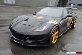 DarwinPRO 2013-2019 Corvette C7 Z51 Z06 Grandsport Carbon Fiber Front Lip Winglets - image 3