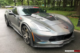 DarwinPRO 2013-2019 Corvette C7 Z51 Z06 Grandsport Carbon Fiber Front Lip (No Winglets) - image 8