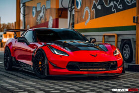 DarwinPRO 2013-2019 Corvette C7 Z51 Z06 Grandsport Carbon Fiber Front Lip Winglets - image 8