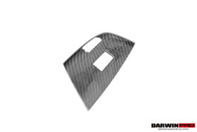 DarwinPRO 2013-2019 Corvette C7 Z06 Grandsport Dry Carbon Fiber Interior Passenger Window Switch Side Armrest Panel Cover Trim - image 6