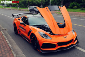 DarwinPRO 2013-2019 Corvette Z06 Grandsport Convert ZR1 Style Front Body Kit - image 8