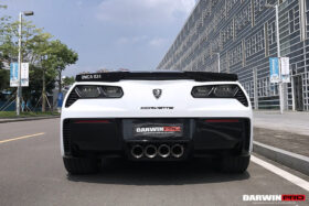 DarwinPRO 2013-2019 Corvette C7 Z51 Grandsport Z06 Style Rear Full Body Kit - image 2