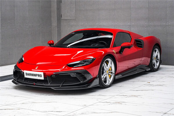 DarwinPRO 2022-2026 Ferrari 296 GTB & GTS Type F171 iMP Style Carbon Fiber Full Kit (For Surround View Camera System Bumper Only)