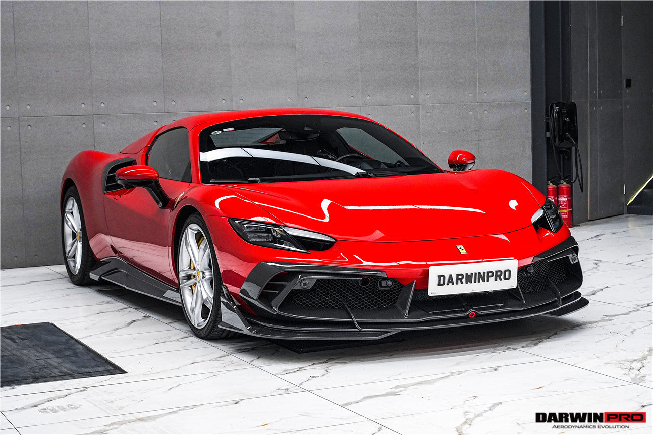 DarwinPRO 2022-2026 Ferrari 296 GTB & GTS Type F171 iMP Style Carbon Fiber Full Kit (For Surround View Camera System Bumper Only) - view 2