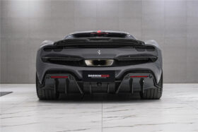 DarwinPRO 2022-2026 Ferrari 296 GTB & GTS Type F171 iMP Style Carbon Fiber Rear Diffuser With Undertray