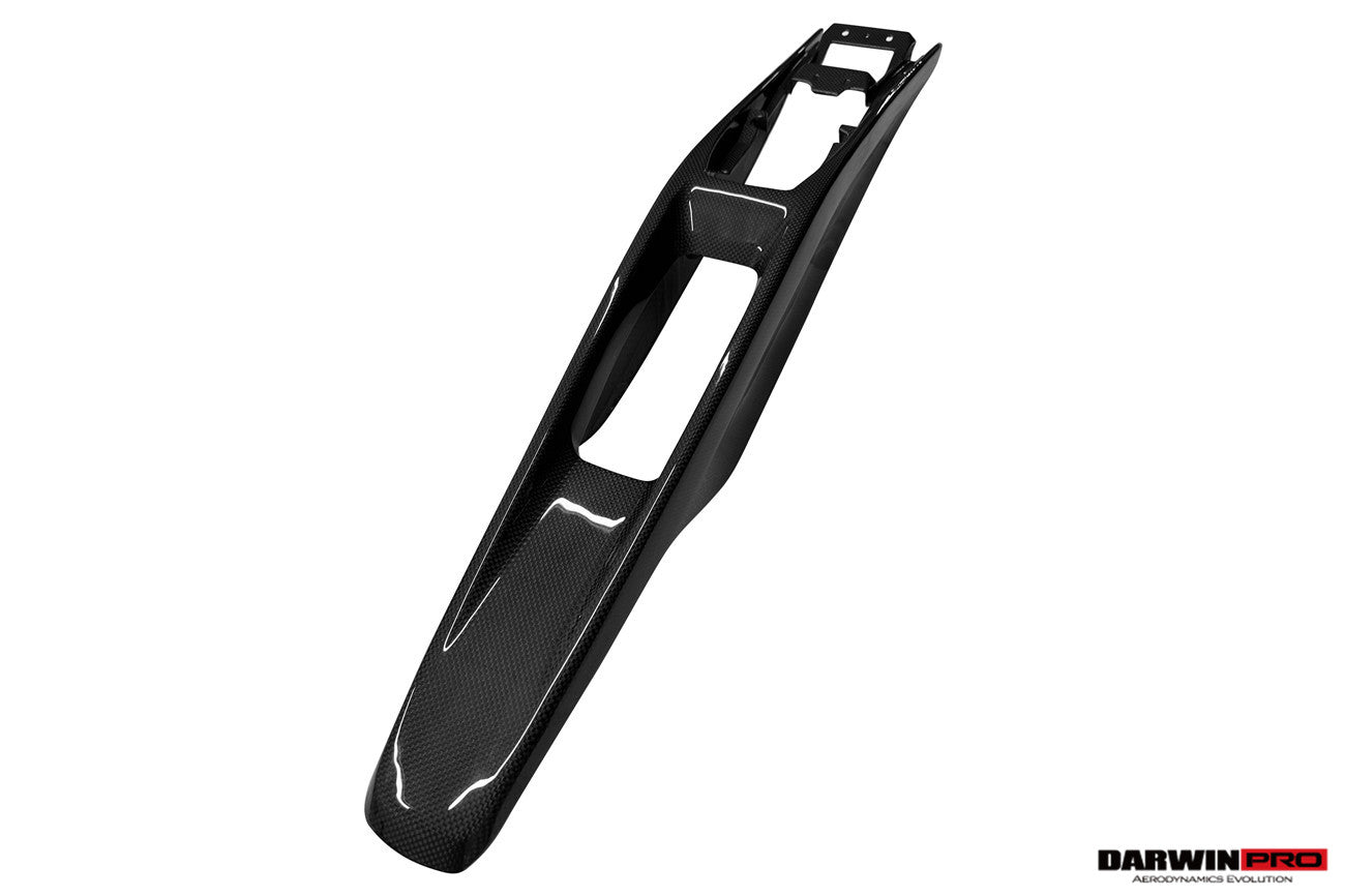 2022-2026 Ferrari 296 GTB & GTS (Type F171) OE Style Dry Carbon Fiber Center Control Surround Panel Rear End - view 3
