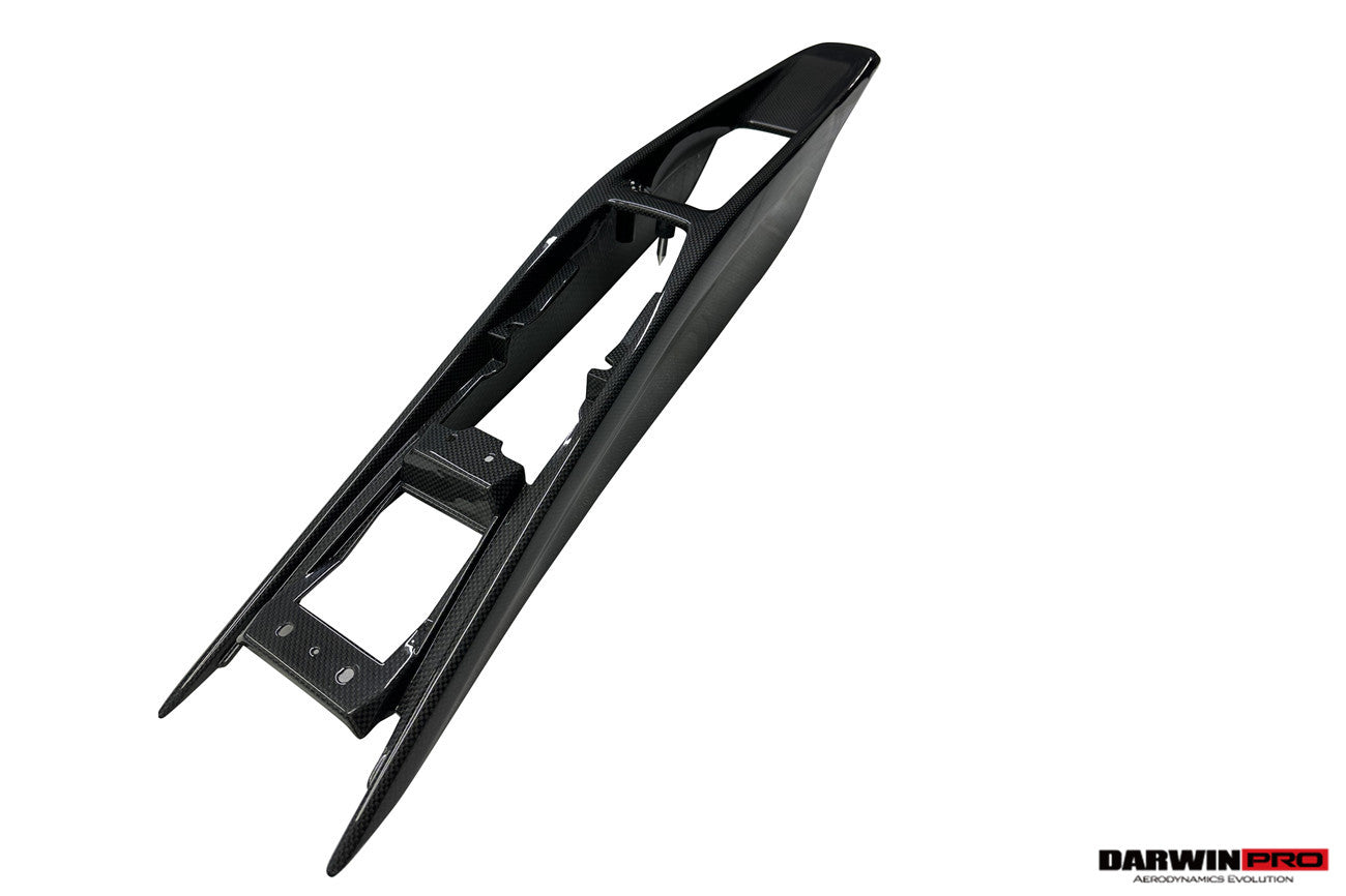 2022-2026 Ferrari 296 GTB & GTS (Type F171) OE Style Dry Carbon Fiber Center Control Surround Panel Rear End - view 4