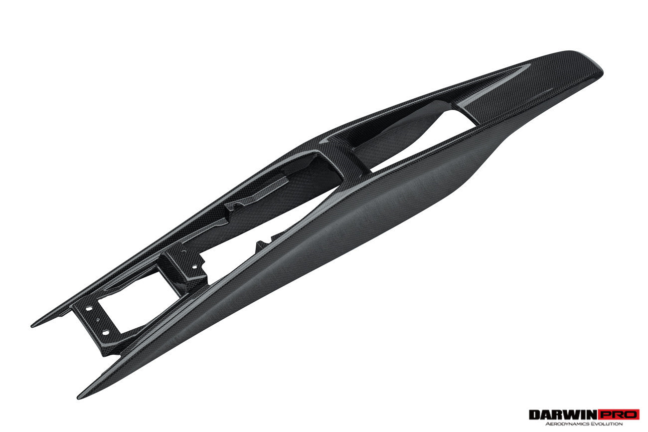 2022-2026 Ferrari 296 GTB & GTS (Type F171) OE Style Dry Carbon Fiber Center Control Surround Panel Rear End - detail 1