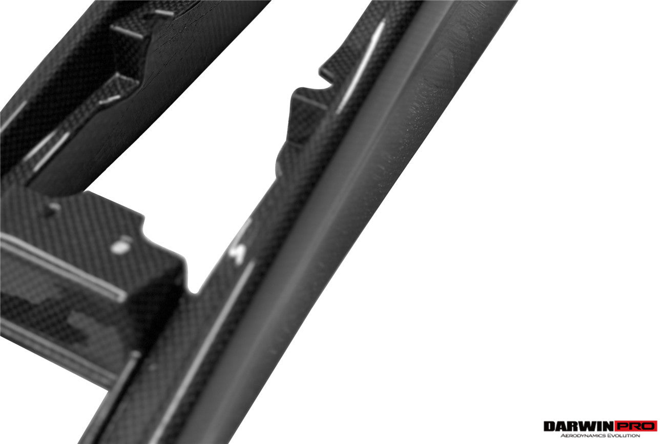 2022-2026 Ferrari 296 GTB & GTS (Type F171) OE Style Dry Carbon Fiber Center Control Surround Panel Rear End - detail 3