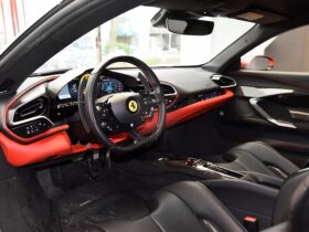 2022-2026 Ferrari 296 GTB GTS (Type F171) OE Style Dry Carbon Fiber Center Control Surround Panel Front End